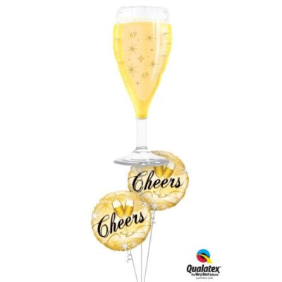 Champagne Cheers Balloon Bouquet