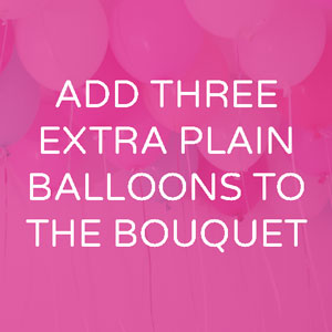 Add 3 Extra Plain Balloons